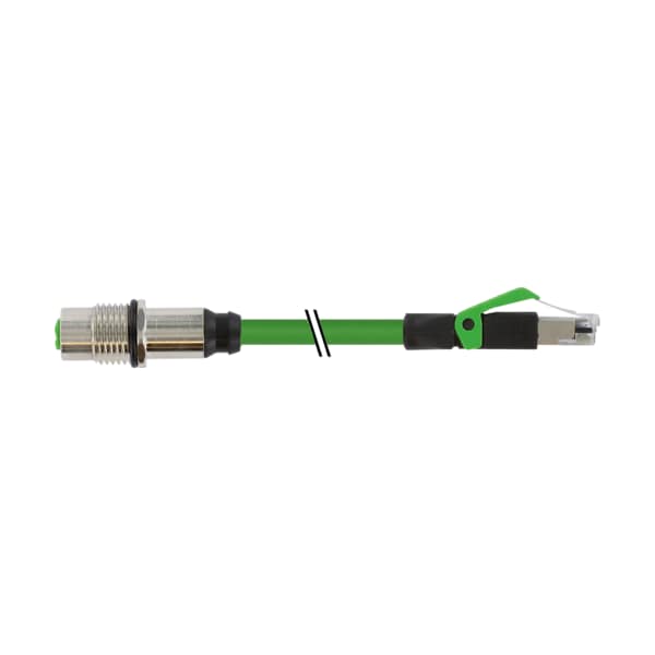 Murrelektronik M12 female 0 Degree with cable, PUR 4x0.34 gy UL/CSA+drag chain 3m 7000-44851-7940150 - main